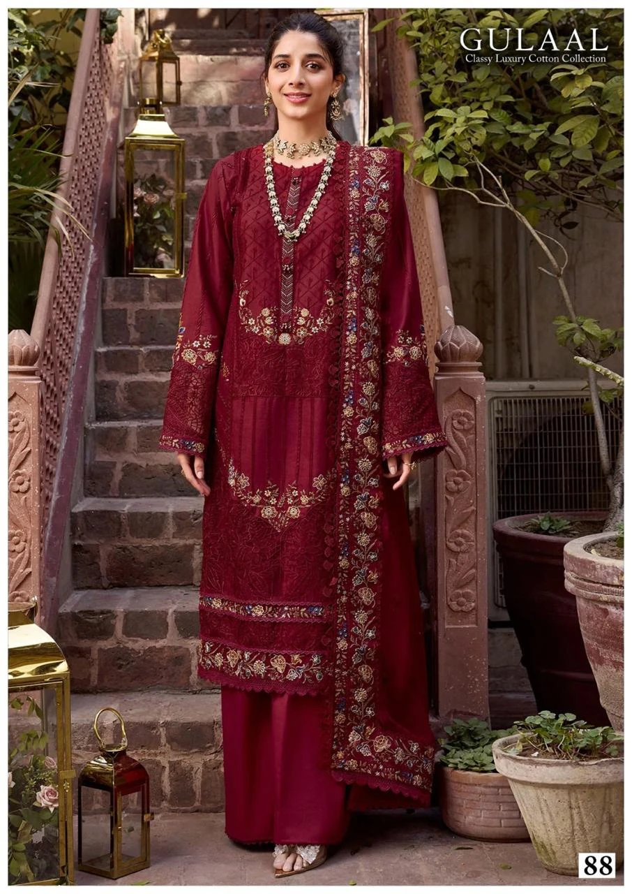 Gulaal Classy Luxury Cotton Collection Vol 9 Pure Cotton Wholesale Pakistani Salwar Suit Catalog — Wholesale Salwar Suits, MPA wholesale from Surat — view 20
